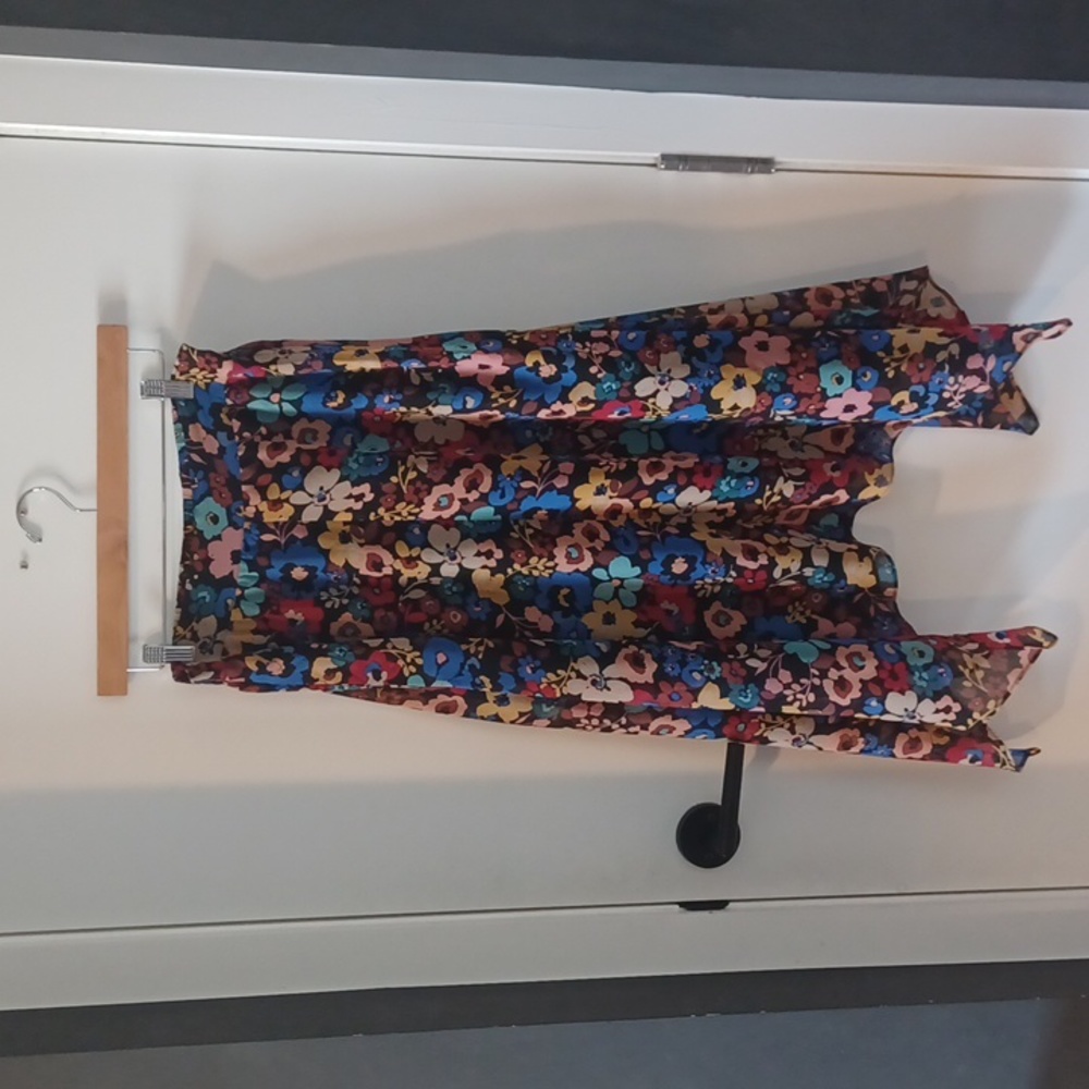 Hush floral midi skirt